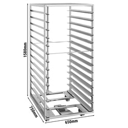 Wózek na tace – na 14 tac – EN 600x800 – odpowiedni dla EBORM i GBORM
