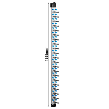 Półka ścienna na talerze – na 21 talerzy – wysokość: 1625 mm - Prime Gastro