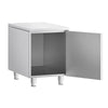 Base Cabinet - Stainless Steel - 400mm - 1 Door