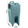 CAMBRO | ULTRA CAMTAINERS® - izolowany pojemnik na napoje - 19,9 litra - niebieski łupkowy