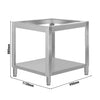 Stand - for Pizza Oven - 990x1130x880mm - Stainless Steel - for PDP66T, PDP66TD & PDP66TTC