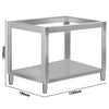 Rama nośna do pieca do pizzy PEP66B, PEP66BD & PEP66BTC - 1340x780x1080mm - 37kg - ze stali nierdzewnej