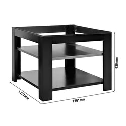 Stand - for Pizza Oven - 1177x1201x930mm - Black - compatible with GPOE150S, GPOE150R & GPOE150A