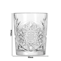 (6 szt.) Szklanka wysoka do drinków - Libbey, Hobstar - 355ml - Transparentna - do zmywarki; zestaw 6 szt.