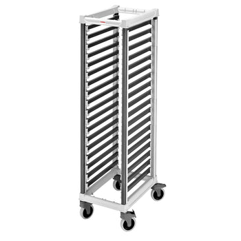 CAMBRO | CAMSHELVING® Commercial Gastronorm Tray Trolley – 18× GN 1/1 – 438×730×1710 mm – High