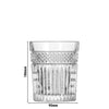 (12 sztuk) Szklanki uniwersalne – RADIANT – 350 ml – przezroczyste