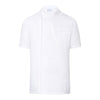 KARLOWSKY | Koszula kucharska wkładana przez głowę – z krótkim rękawem – biała – rozmiar: M