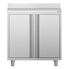 Szafka robocza - do ekspresu do kawy - 1000x600mm - z 2 parami drzwi skrzydłowych i z rantem