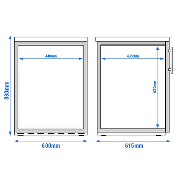 LIEBHERR | Chłodziarka podblatowa - 148 litrów - z 1 drzwiami - Prime Gastro