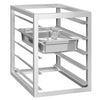 Moduł podblatowy z 5 szufladami – 450 x 660 mm – GN i EN – do stołów roboczych serii ATK o głębokości 700 mm