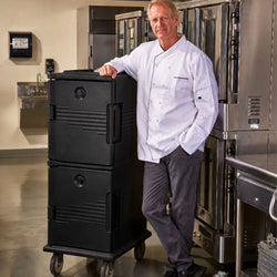 CAMBRO | ULTRA CAMCARTS® – pojemnik termiczny na 8 sztuk GN 1/1 – neutralny – czarny