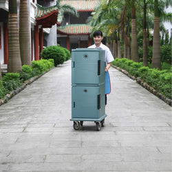 Cambro | ULTRA CAMCARTS® - Pojemnik termiczny na 8 pojemników GN 1/1 - kolor niebieski łupkowy