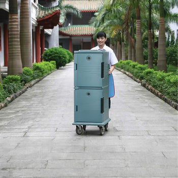 Cambro | ULTRA CAMCARTS® - Pojemnik termiczny na 8 pojemników GN 1/1 - kolor niebieski łupkowy - Prime Gastro