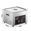 Myjka ultradźwiękowa – 15 L – moc ultradźwiękowa: 360 W – z kranem spustowym