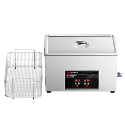 Myjka ultradźwiękowa – 30 litrów – 600 W – z kranikiem spustowym