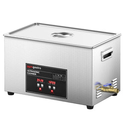 Myjka ultradźwiękowa – 30 litrów – 600 W – z kranikiem spustowym