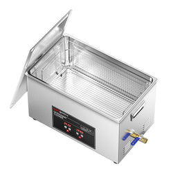 Myjka ultradźwiękowa – 30 litrów – 600 W – z kranikiem spustowym