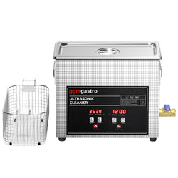 Myjka ultradźwiękowa - 6,5L - 40kHz - 180W moc ultradźwięków - z zaworem spustowym - Degas