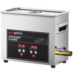 Myjka ultradźwiękowa - 6,5L - 40kHz - 180W moc ultradźwięków - z zaworem spustowym - Degas