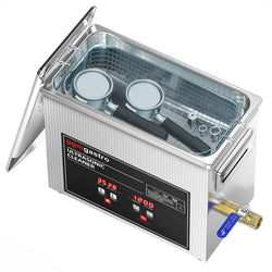 Myjka ultradźwiękowa - 6,5L - 40kHz - 180W moc ultradźwięków - z zaworem spustowym - Degas