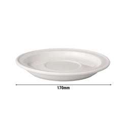 (6 sztuk) BUDGETLINE - Spodek Mammoet - Ø 17 cm - Biały