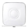 (72 szt.) Spodek AQUA – kwadratowy – 102 x 102 mm – do szklanek do herbaty