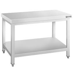 Stół ze stali nierdzewnej 1600 x 700 mm – z podstawą - Prime Gastro