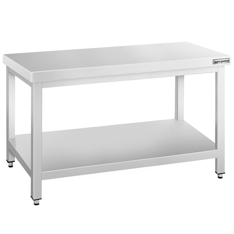 Stół ze stali nierdzewnej 2000 x 600 mm – z podstawą