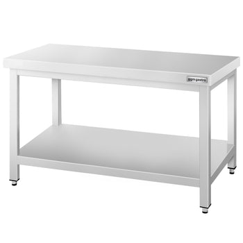 Stół ze stali nierdzewnej 2000 x 600 mm – z podstawą - Prime Gastro