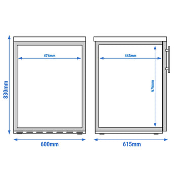 LIEBHERR | Zamrażarka podstawowa - 143 litry - z 1 drzwiami - Prime Gastro