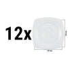 (12 sztuk) SELTMANN WEIDEN | Spodek – kwadratowy – 145 mm – biały/jednolity