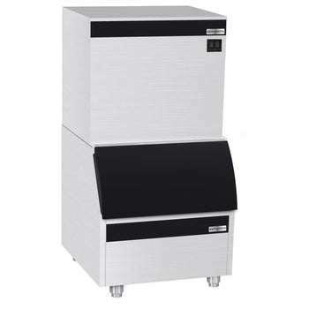 Kostkarka do lodu - kostki - 230 kg/24 godz. - włącznie z pojemnikiem do przechowywania - Prime Gastro