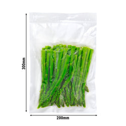 (1000 sztuk) Worki próżniowe – gładkie – 200 x 300 mm