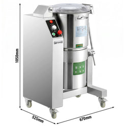 Szatkownica do warzyw/hummusu – 35 litrów – 5,5 kW – 400 V – 1400 obr./min – z funkcją timera
