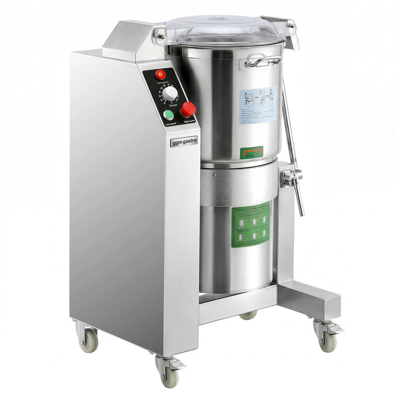 Szatkownica do warzyw/hummusu – 35 litrów – 5,5 kW – 400 V – 1400 obr./min – z funkcją timera