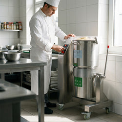 Szatkownica do warzyw/hummusu – 35 litrów – 5,5 kW – 400 V – 1400 obr./min – z funkcją timera