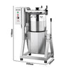 Kuter do warzyw – 70 L – 11 kW – 400 V – 600–2800 obr./min – do hummusu