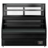 Witryna chłodnicza PREMIUM Helsinki - 1500x800mm - 251L - Czarny - z 2 przeszklonymi drzwiami - 4 półki - z oświetleniem LED