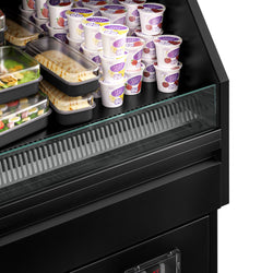 Lada sprzedażowa - 1200 mm - 199 litrów - z oświetleniem LED, półką górną & dolną