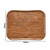 (12 pieces) CAMBRO | CENTURY™ Fibreglass Serving Tray – Olive Brown Wood Effect – 430×330 mm – Dishwasher safe
