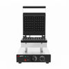 Commercial Waffle Maker - Single - Manual - 2kW - Shape: Brussels - plates with Teflon coating