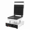Commercial Waffle Maker - Single - Manual - 2kW - Shape: Brussels - plates with Teflon coating