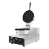 Commercial Waffle Maker - Single - Manual - 1.3kW - Shape: Hearts - Ø 180mm - plates with Teflon coating