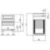 Elektryczny Podgrzewacz do frytek - 1kW - 1x GN 1/1 - z górną lampą grzewczą