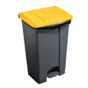 CAMBRO | Kosz na śmieci z pedałem – 87 litrów – żółta pokrywa