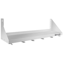 Półka ścienna na pojemniki 5x GN 1/6 – 1000x300 mm – wraz z szynami