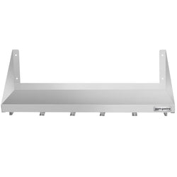 Półka ścienna na pojemniki 5x GN 1/6 – 1000x300 mm – wraz z szynami