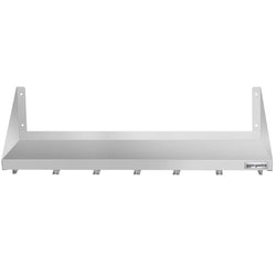 Półka ścienna – do pojemników 6x GN 1/6 – 1200x300 mm – wraz z szynami