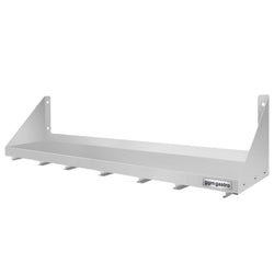 Półka ścienna – do pojemników 6x GN 1/6 – 1200x300 mm – wraz z szynami