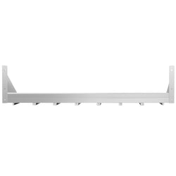 Półka ścienna – do pojemników 6x GN 1/6 – 1200x300 mm – wraz z szynami